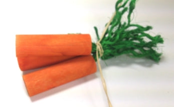 Carrot Rabbit Toy - 3 pk