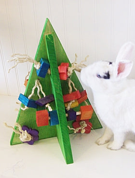 Crazy Christmas Tree Rabbit Toy