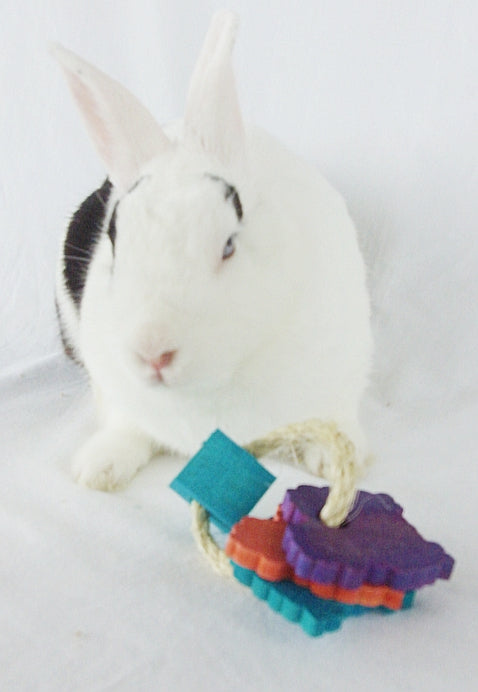 Sisal Keyring Rabbit Toy